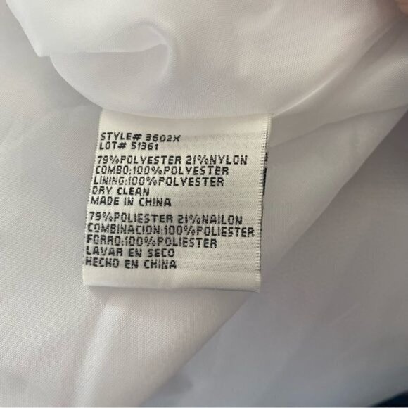 NWOT Xscape White Pink Floral Fit and Flare Mini Dress 12 - Picture 14 of 14